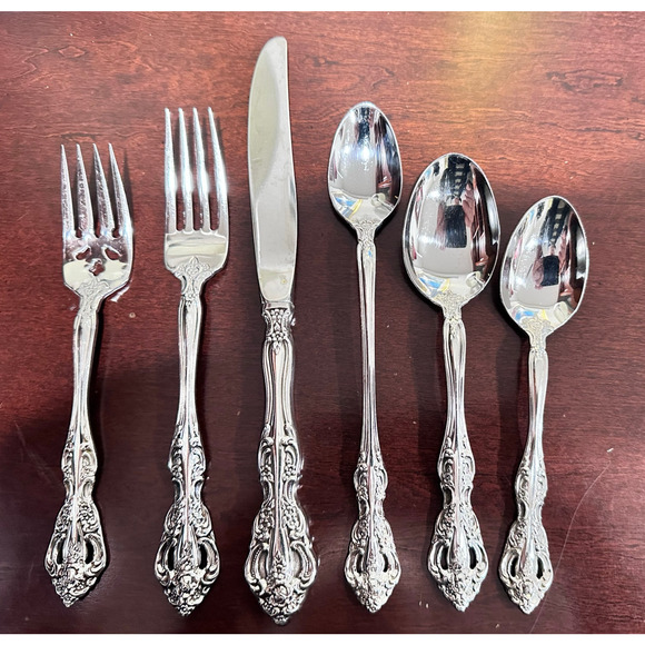 Oneida Other - Oneida Michelangelo Cube Stainless 6-Piece Place Setting-Stunning & Excellent!